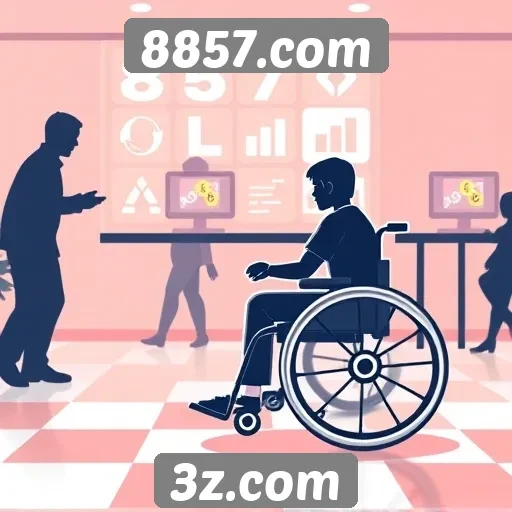 Acessibilidade e interface do usuário no 8857.com